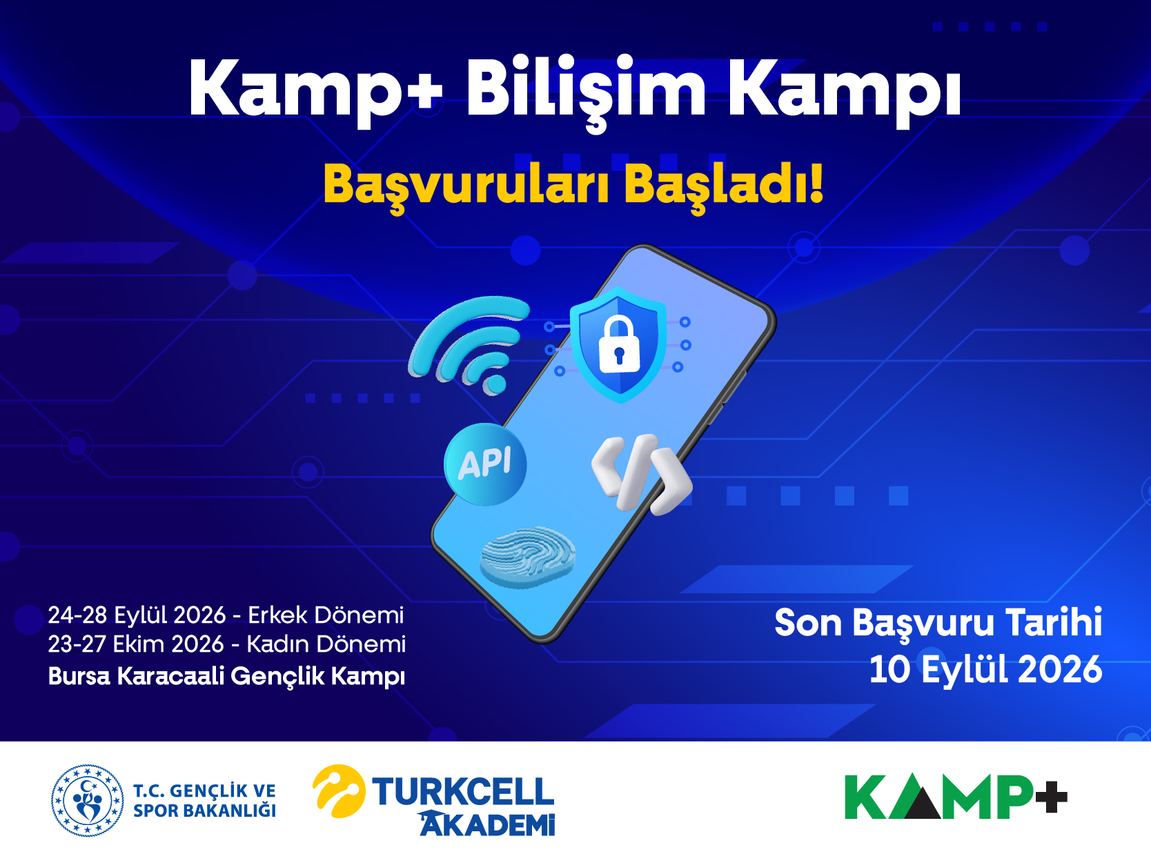 KAMP+ BİLİŞİM KAMPI (ERKEK)